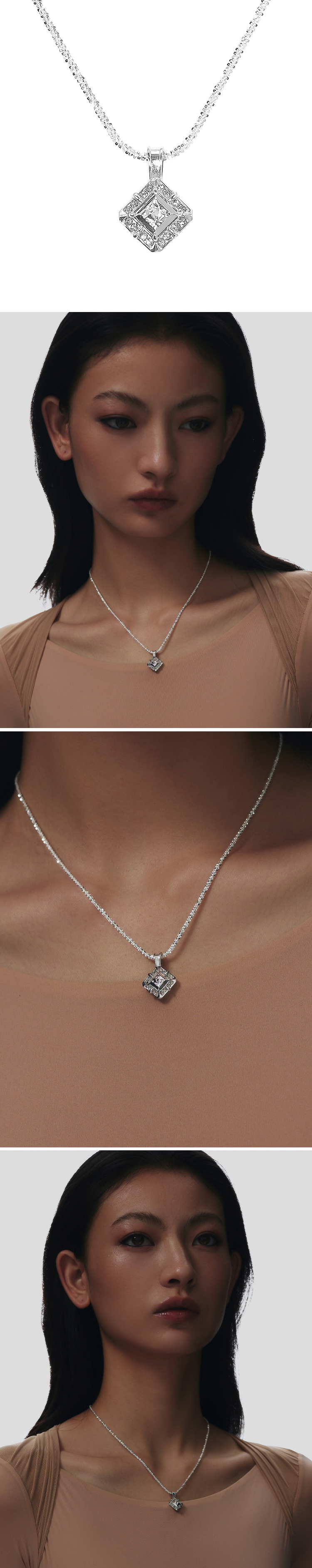 double karat pendant necklace